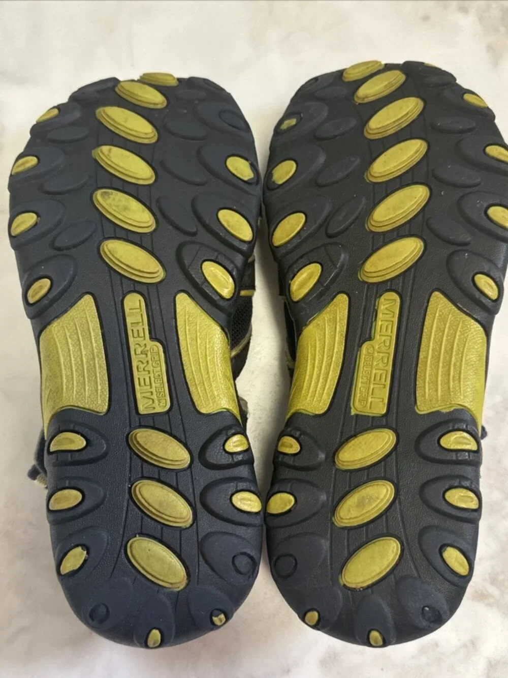 Merrell Hydro H2O Hiker Sandals Youth Boys Size 4 Blue Hiking Leather Shoes